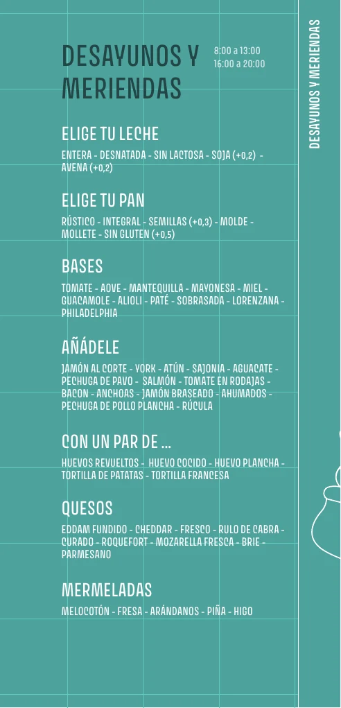 Desayunos y Meriendas