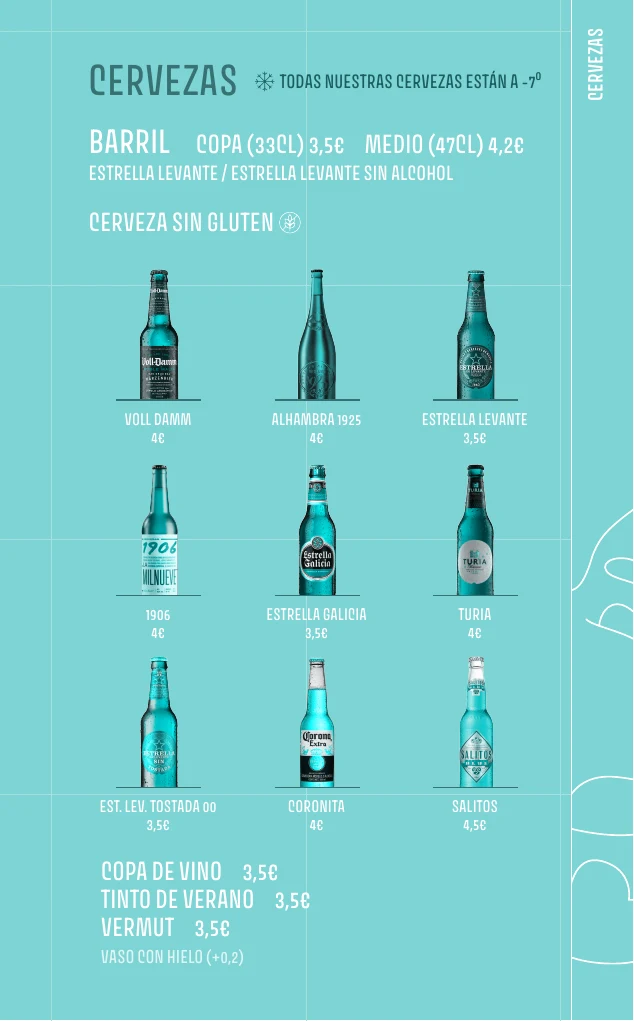 Cervezas
