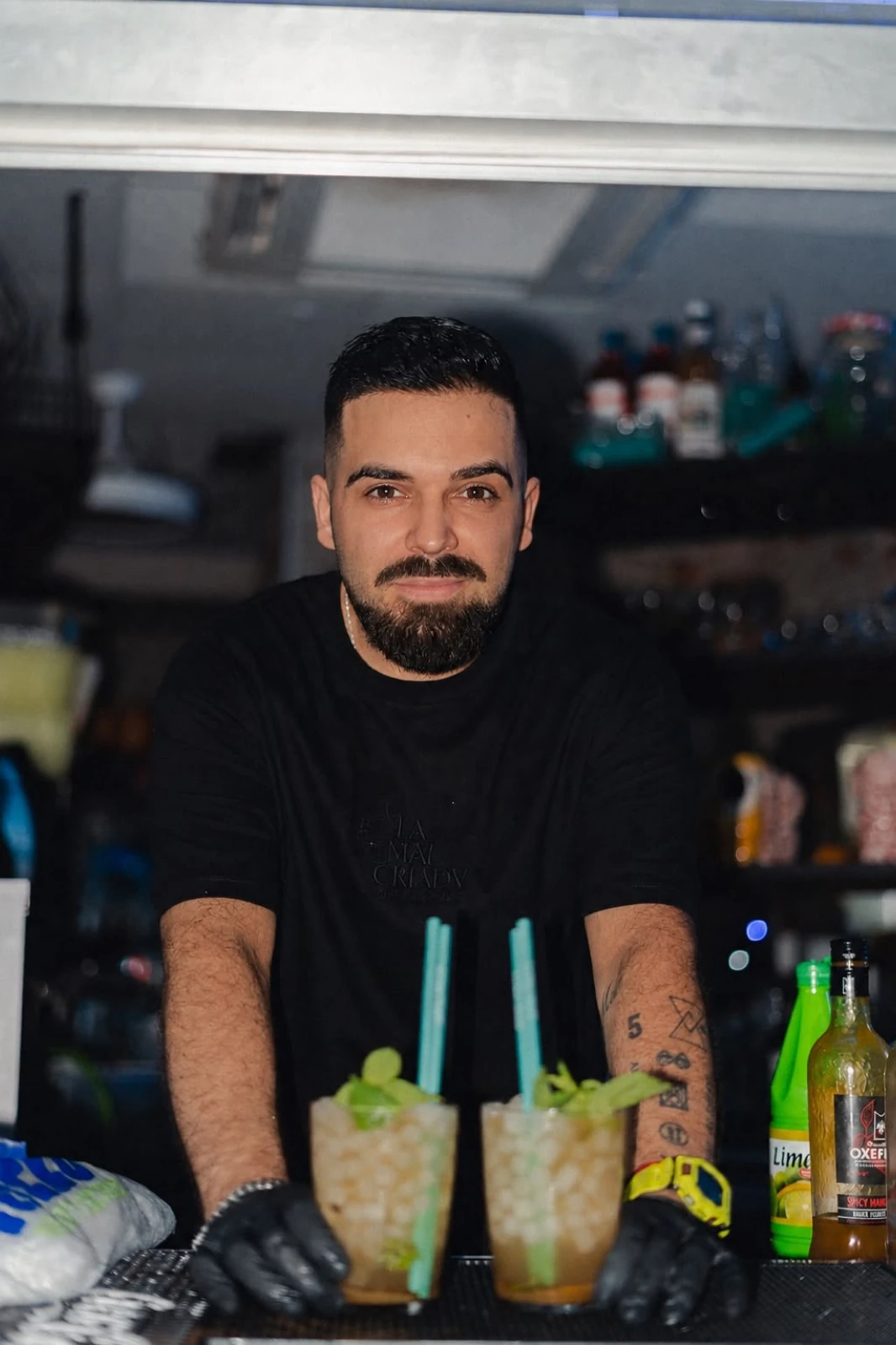 José, coctelero de La Mal Criada